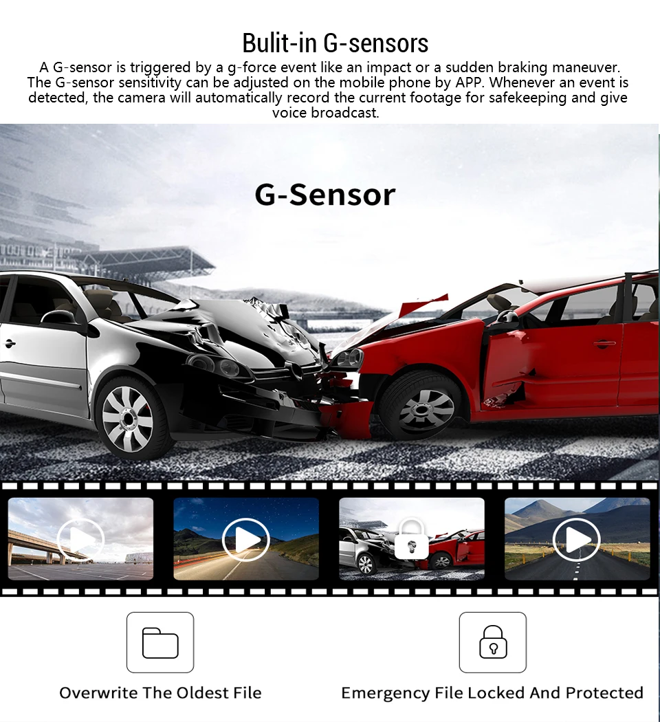 Aaba A10 1080P HD рекордер 24H парковка Автомобильный видеорегистратор Wifi приложение 1080P видеорегистратор HD ночное видение g-сенсор DashcamCar 170 градусов широкий угол