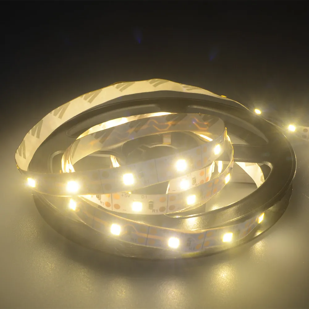 Лента светодиодная Bzoosio 5 В 2835 30/60/120/180SMD белый/теплый белый/синий | Лампы и