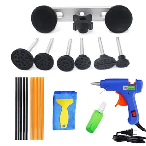 Инструменты для ремонта вмятин без покраски, набор для удаления вмятин с мостом для вмятин, клеевые стержни для термоклеевого пистолета для ремонта вмятин на кузове автомобиля