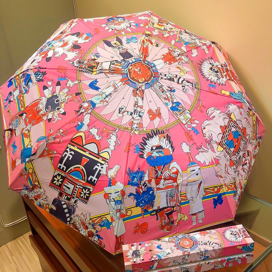 

High-quality luxury brand automatic anti-UV sunshade umbrella luxury umbrella umbrella rain women parasol umbrella