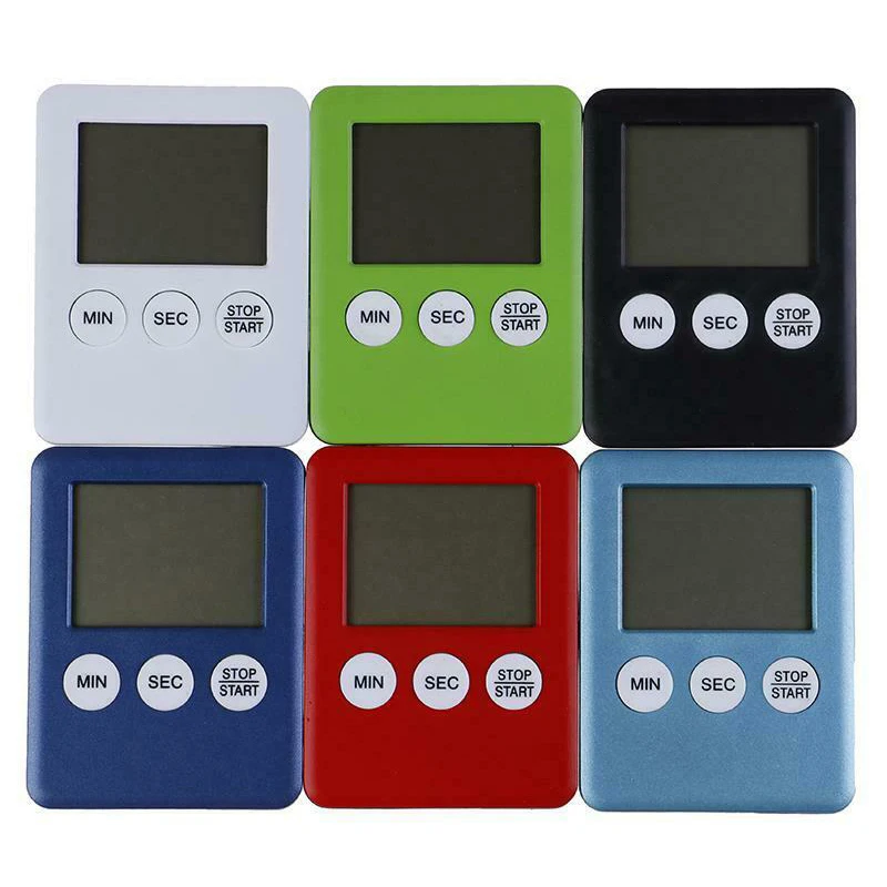 Цифровой кухонный таймер с ЖК дисплеем мини кухня многофункциональные часы для