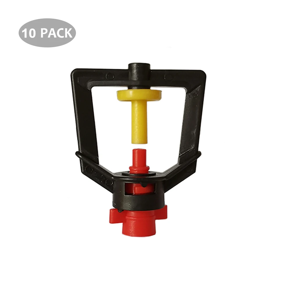 

10Pcs refraction nozzle plastic spray watering nozzle garden greenhouse irrigation system spray sprinkler