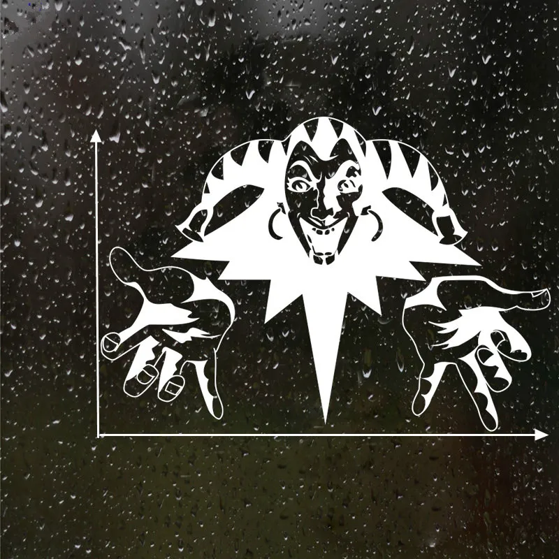 

Hot Sell King and Jester Lovely Car Sticker KK Vinyl Decal for Window Anti- Auto Sunscreen Car Decoration Accessories KK