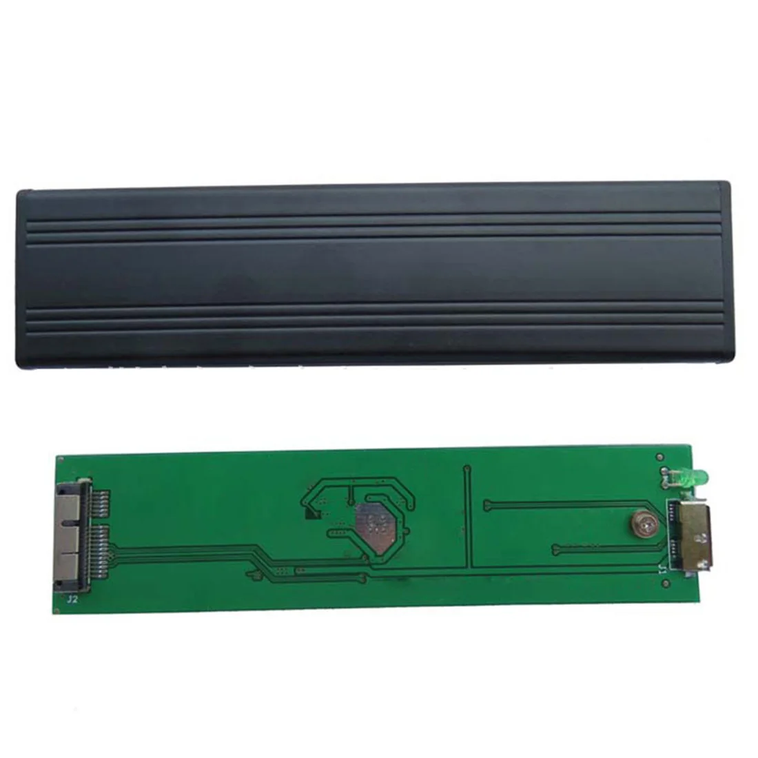 Aluminum Alloy USB 3.0 SSD Hard Disk Enclosure Converter for 2010 2011 MACBOOK AIR A1369 A1370 MAC SSD Adapter Mobile Box