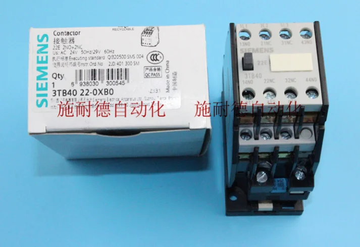 1 шт. Siemens 3TB4022-0XB0 3TB40220XB0 контактор AC24V-новый | Безопасность и защита