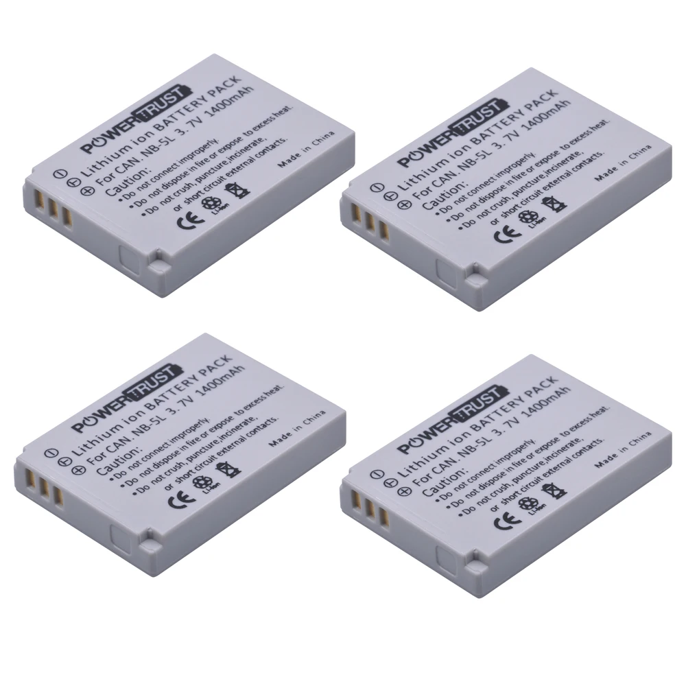 Аккумулятор NB-5L NB 5L NB5L и зарядное устройство с ЖК-дисплеем для камеры Canon S110 SX200 SX210