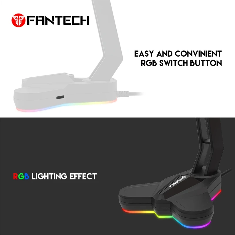 Наушники FANTECH AC3001S RGB с противоскользящей подставкой и основанием для