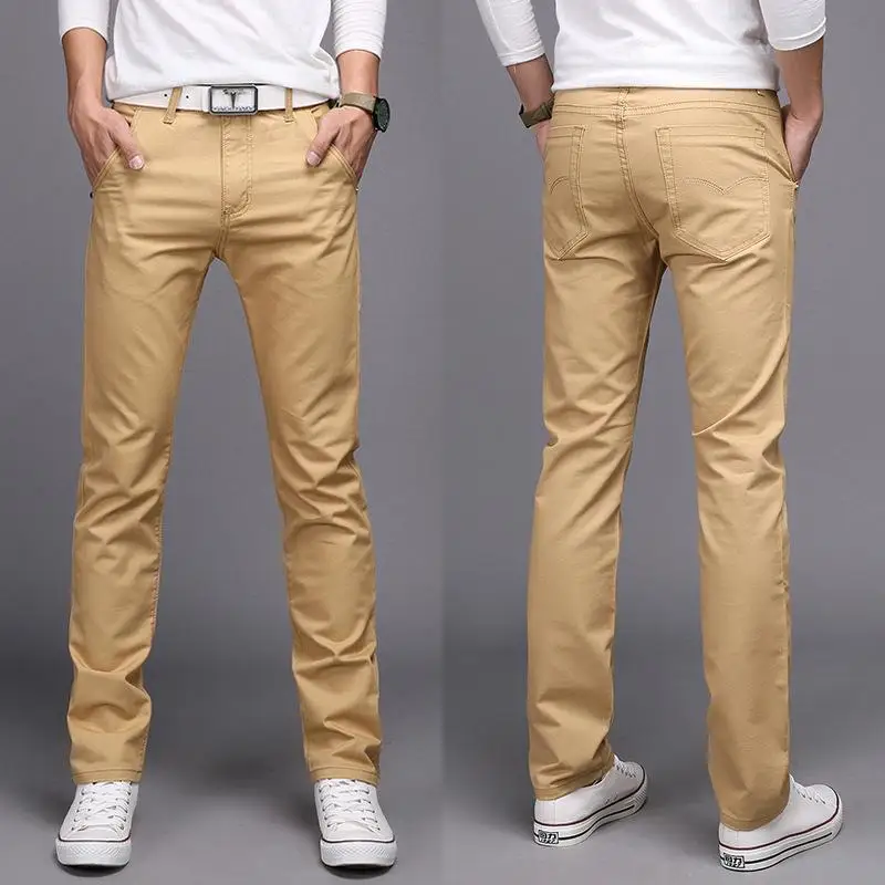 

Big Sale Spring Summer Stretch Pencil Man Pants Free Shipping 2020 Men's Fashion Thin Jeans Men's Clothing New Fashion Brand