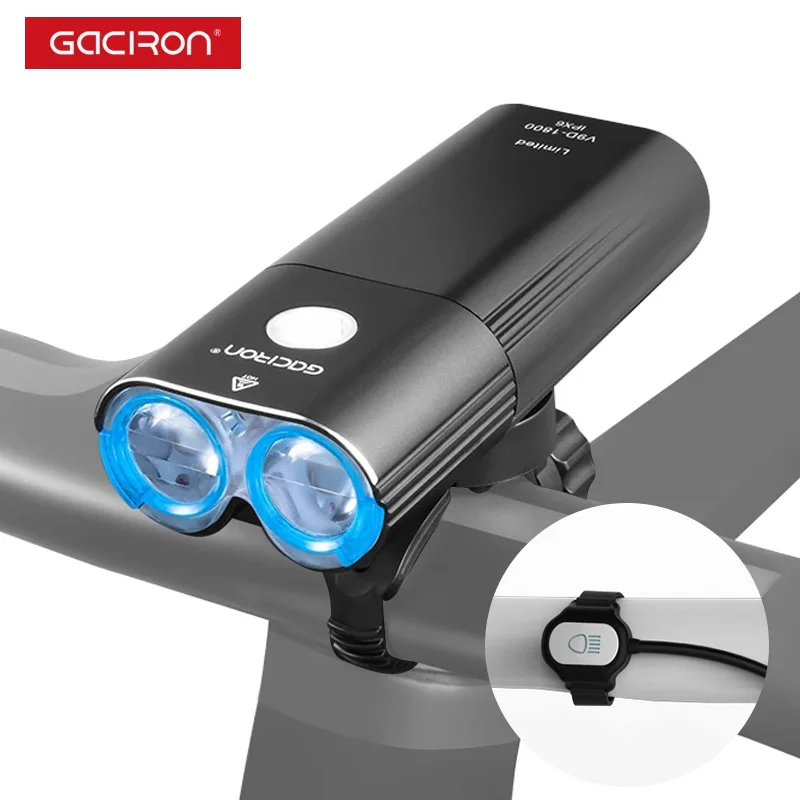 Велосипедная фара Gaciron Pro V9CP V9FP V9S V9D переднее светодиодное освещение широкий