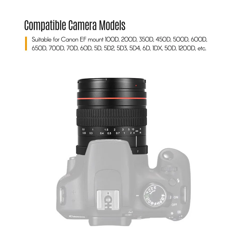 Широкоугольный объектив 35 мм F2.0 с ручным фокусом низкой дисперсией и полной