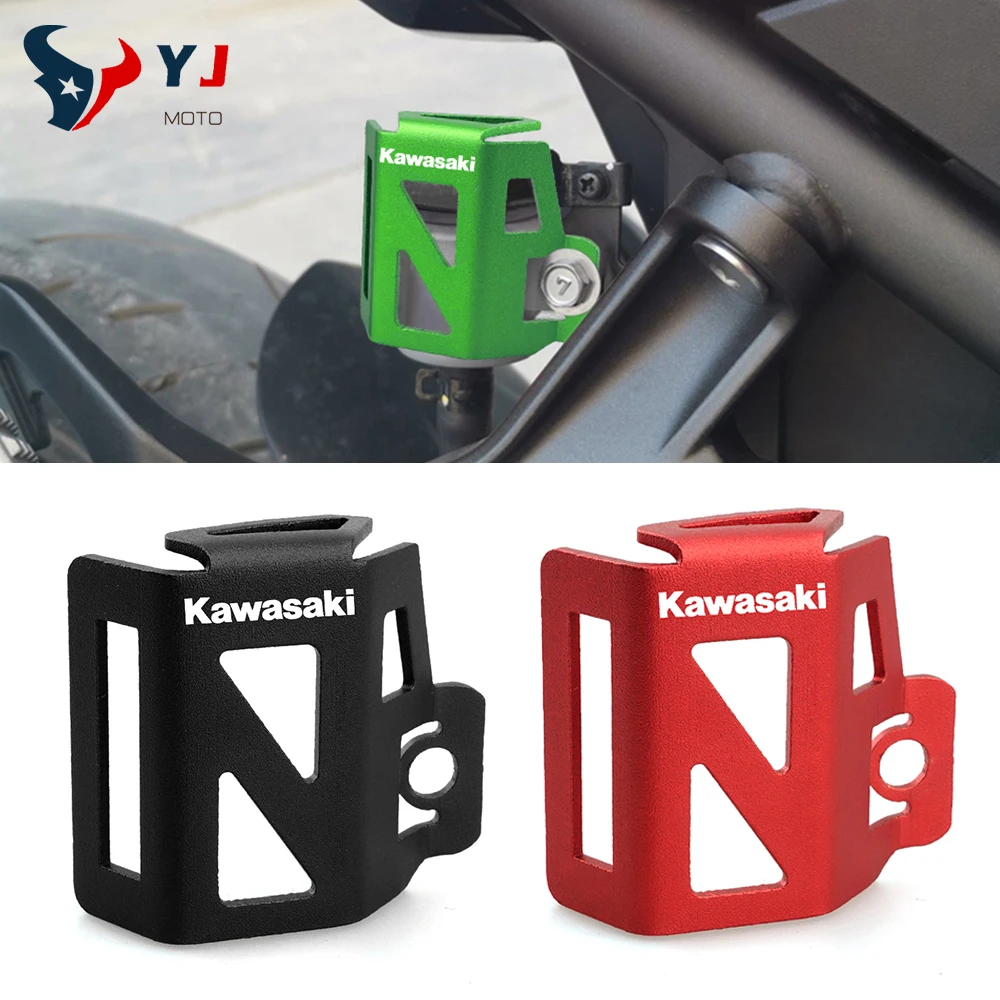 

For Kawasaki Z900 Z650 Z400 Z300 Z250 Z750 Z800 Ninja 400 650 300 250 ZX-25R Rear Fluid Reservoir Guard Cover Oil Cap Protector