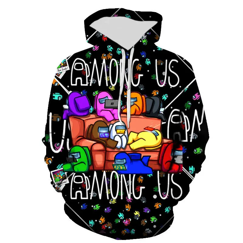 

2021 New Hoodie Cool Fashion Game Men's Girls 3D Printed Sweater Street Boys Girls Pullover Hoodie Tops