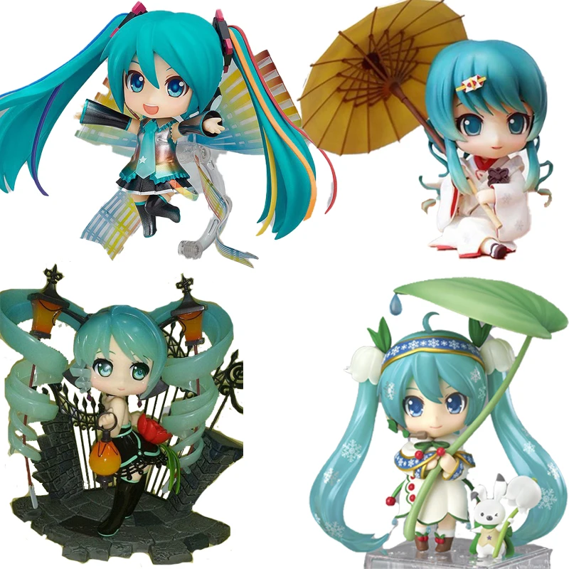 Аниме Hatsune Miku серии Q кукла фигурка настольное украшение Детские коллекционные