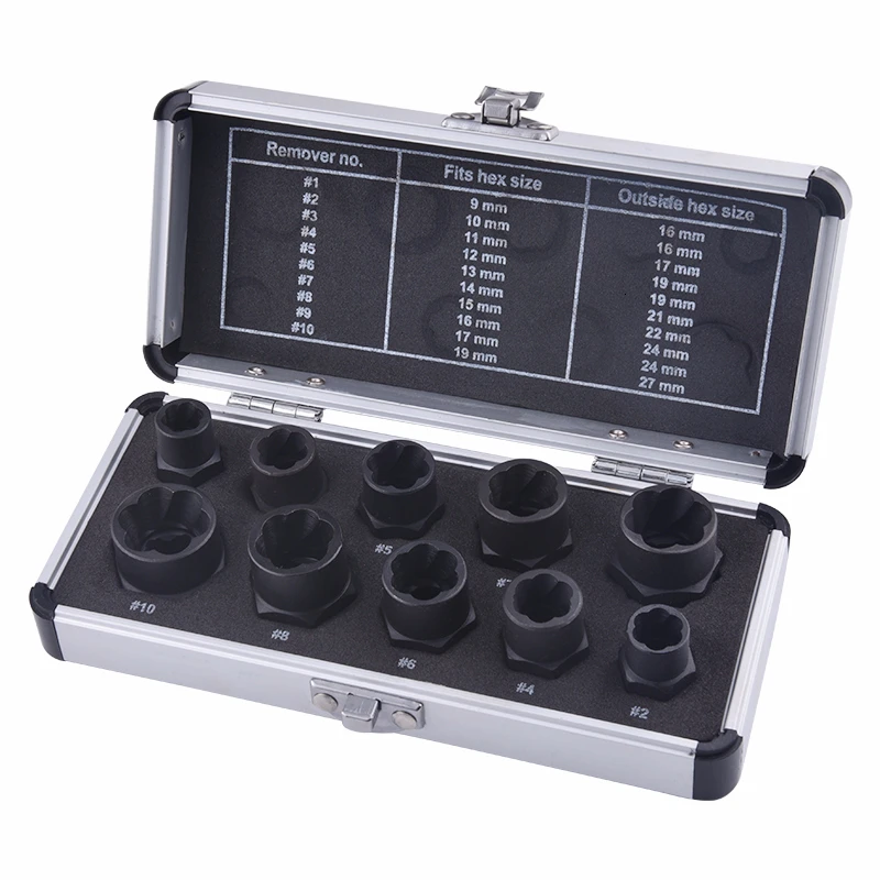 NS изменить 10 шт. удаление гаек инструмент поврежденные гайка устройство для