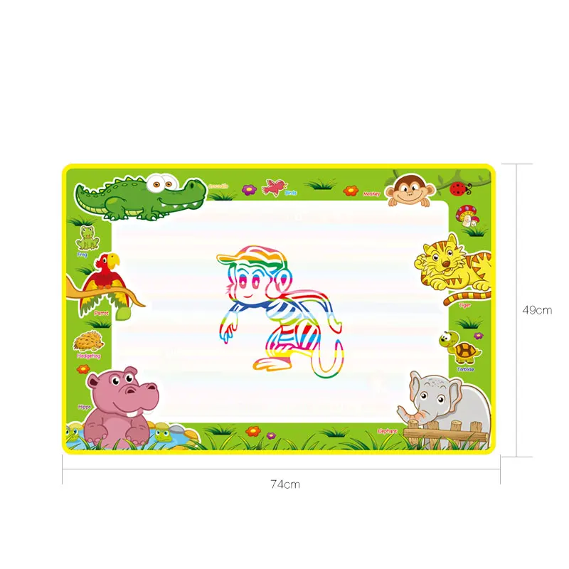 74*49 см Коврик для рисования водой и 2 волшебных ручки детский коврик