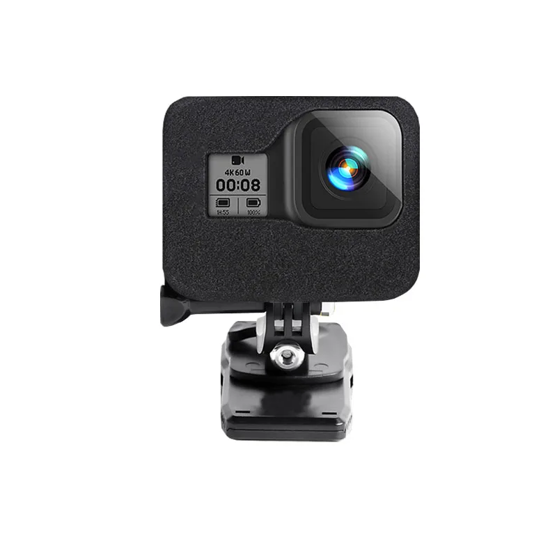 Ветрозащитный экран Windslayer для GoPro Hero 8 черный Поролоновый чехол на ветровое