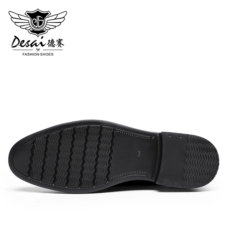 DESAI/Мужская обувь Мужские модельные туфли из натуральной кожи Свадебная для