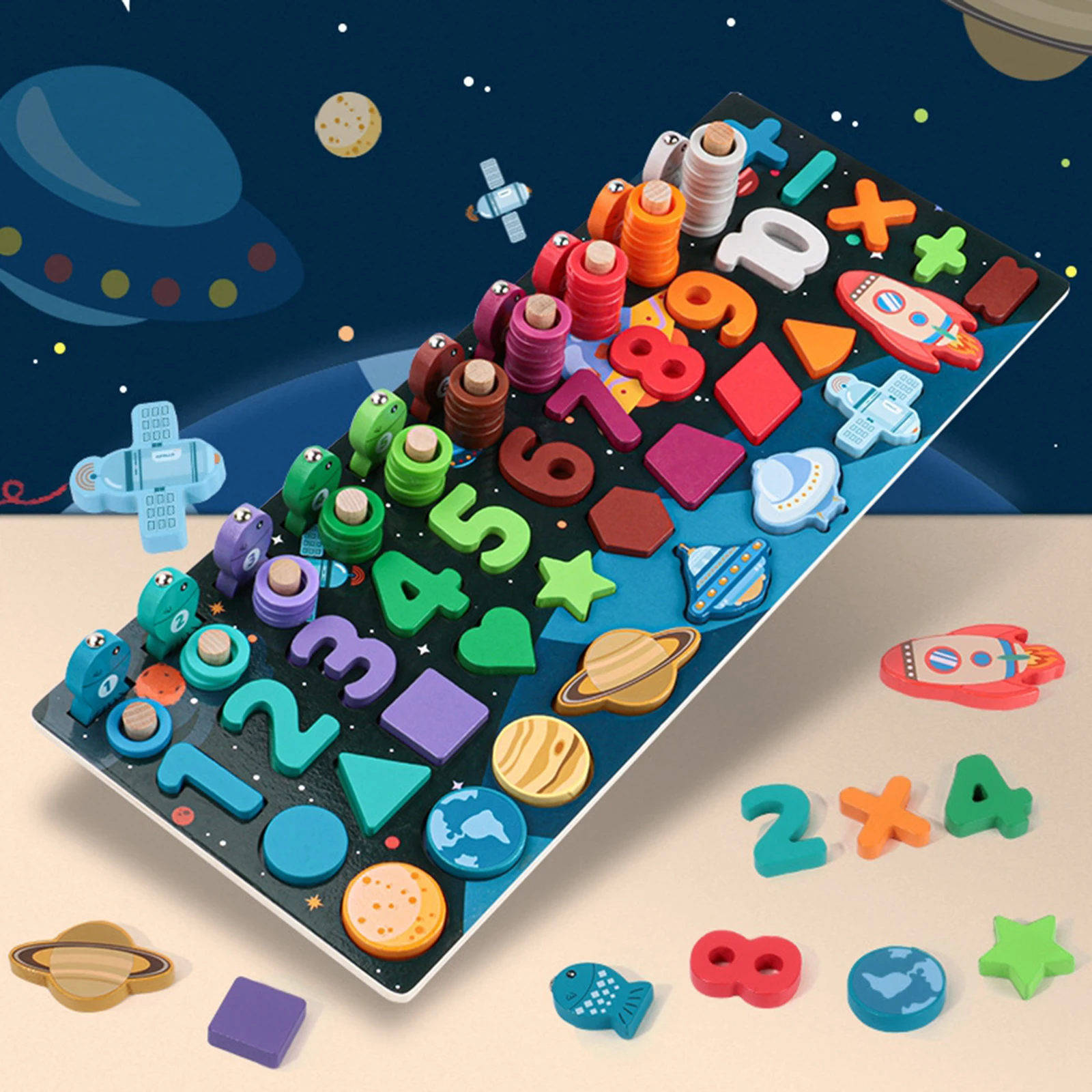 

Деревянная игрушка-пазл с цифрами, сортировка, подсчет, игровые блоки, паззл, доска, набор, цифры в форме, сортировка для детей, малышей