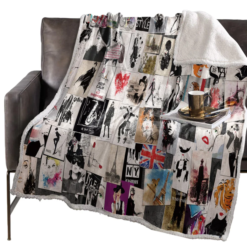 Женская шапка одеяло с красным и черным флагом в форме сердца цветочное Флисовое