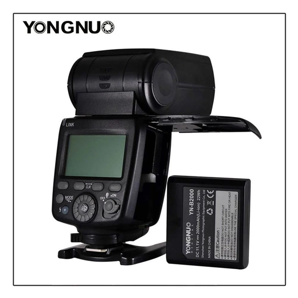 2018 YONGNUO YN720 литиевая Вспышка Speedlite с литий-ионной батареей для Canon 1100d 650d 600d 70d 700d Nikon
