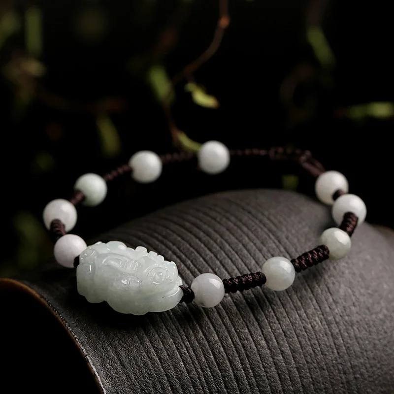 Женские браслеты Jadeite изумрудные бусины гранат круглые шарики подарок для женщин