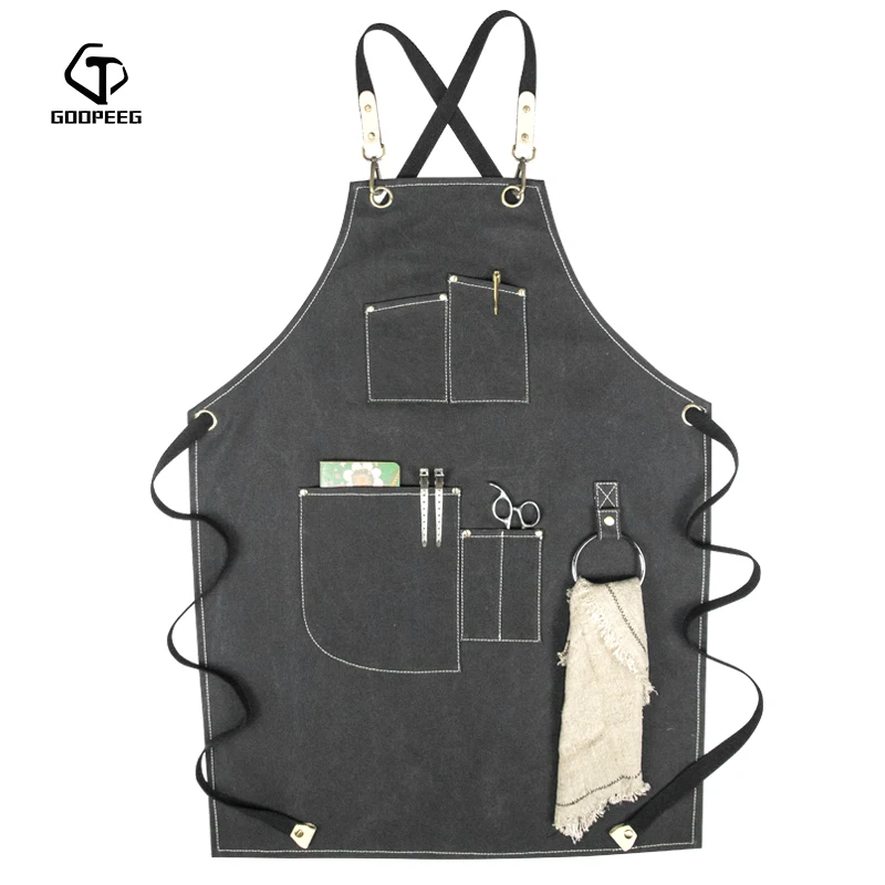 GoopEEG модные Водонепроницаемый фартук спецодежды кухонные жареного Ресторан