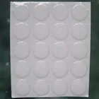 20 шт., прозрачныеблестящие круглые наклейки для бутылок, 25,4 мм