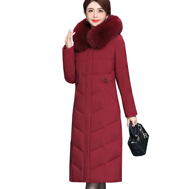 Женская зимняя куртка для матери среднего возраста теплая плотная тонкая