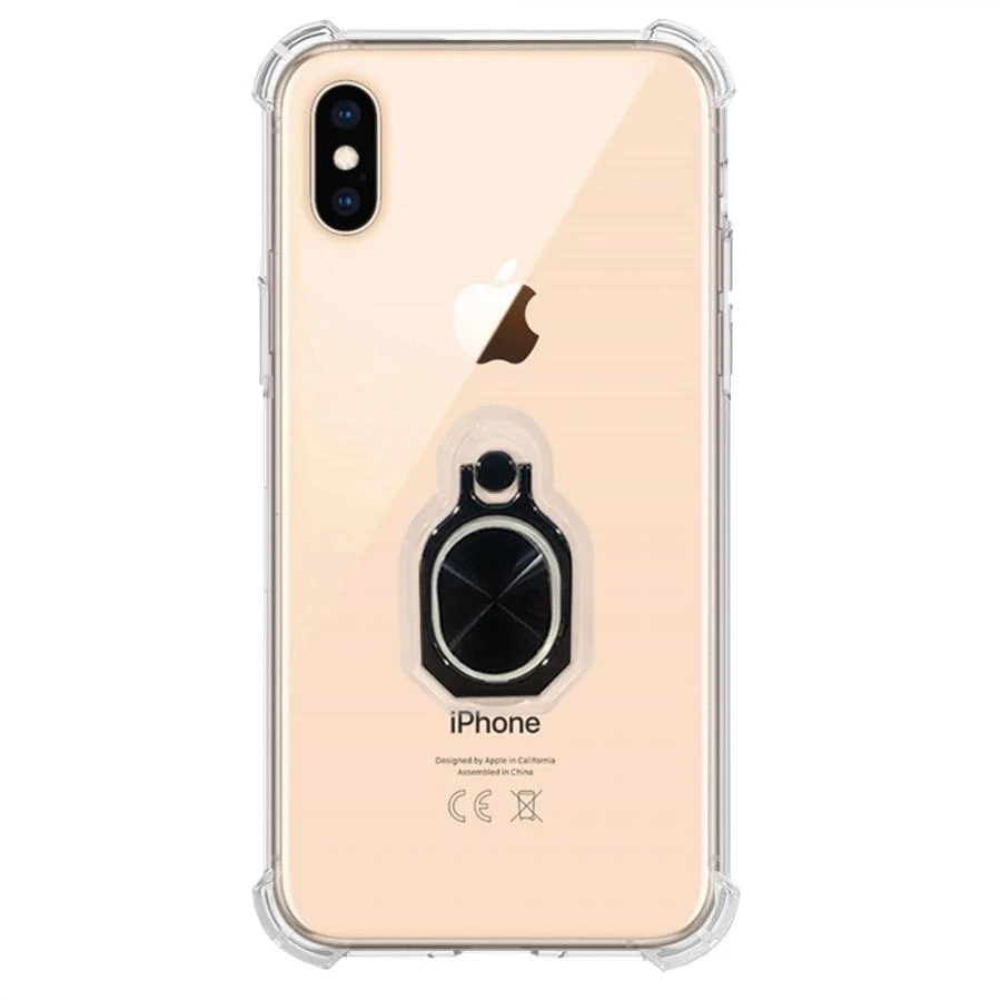 

Чехол для телефона, совместимый с Apple iPhone XS, воздушная подушка, кольцевой бак, прозрачный