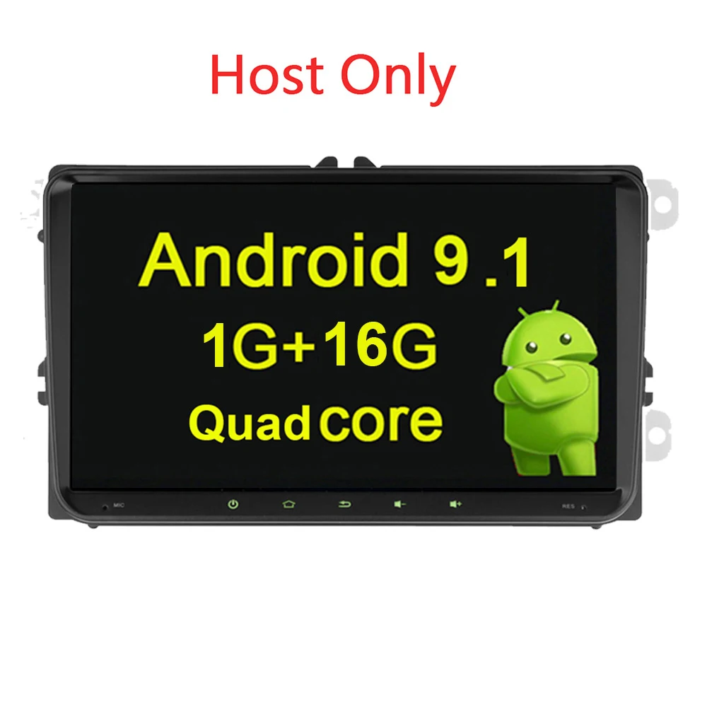 Android 1 16G 9 дюймов Android 9,1 автомобильный Радио мультимедийный плеер gps навигация для VW Volkswagen Passat, jetta, Golf Polo Tiguan для автомобиля Skoda стерео - Цвет: Android 1 16G