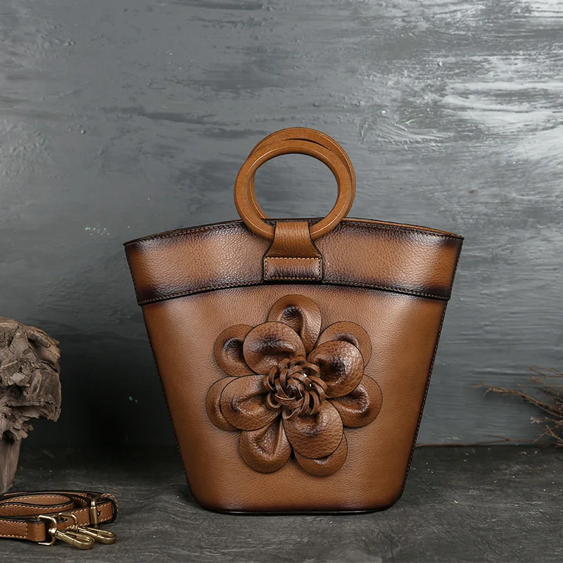 

Classical Genuine LeatherWomen Handbags Ladies Fashion Cow Leather BagGirl's Crossbody Totes Solid Color Designer Brand Luxury