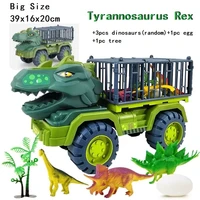 truck with cars model toys vehicles carrier truck engineering car dinosaurs toys for kids boys christmas birthday gift