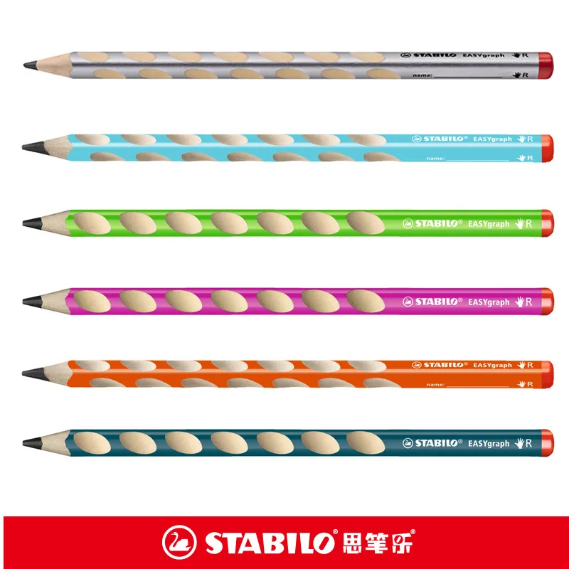 12 шт./компл. Stabilo EasyGraph эргономичный графитовый карандаш HB безопасные нетоксичные