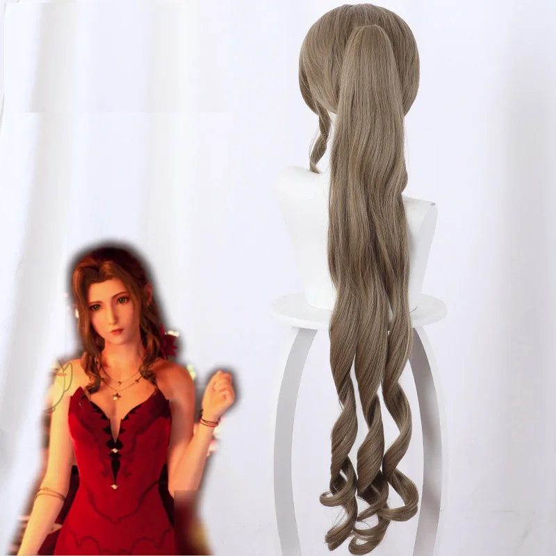 Парик PWEINCY gainsfun Aerith FF7 аксессуары для косплея Последняя Фантазия 7 переделка