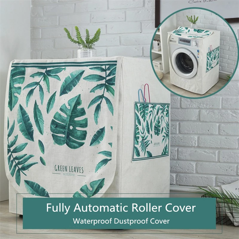 Водонепроницаемый льняной пылезащитный чехол для дома|Чехлы стиральной машины| |
