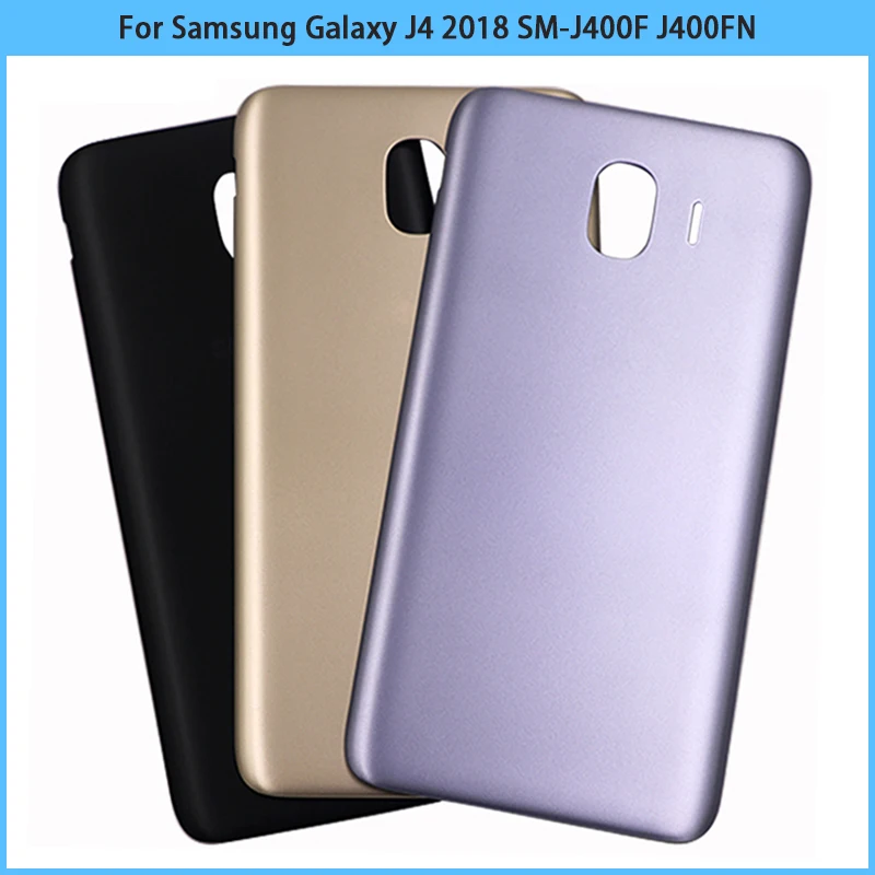 

10PCS New J400 Rear Housing Case For Samsung Galaxy J4 2018 SM-J400F J400FN J400DS J400G Plastic Back Cover Battery Cover Door