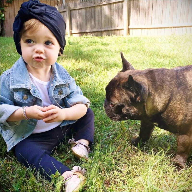 

Newborn Baby Toddler Kids Boy Girl Bowknot Cute Soft Cotton Beanie Hat Warm Hat New Dropship