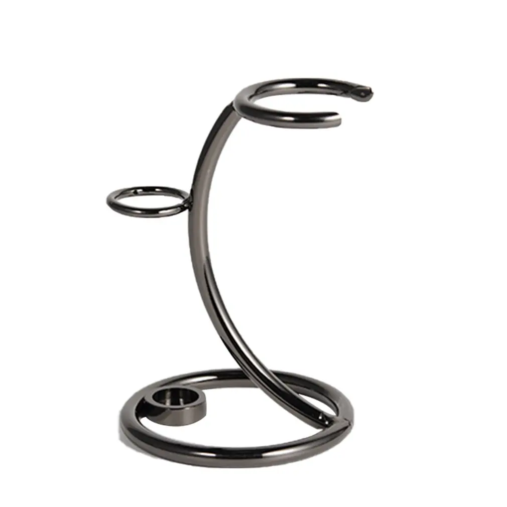 37808 изогнутый тип Железный сплав Мужская бритвенная щетка держатель для хранения