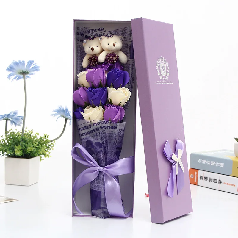 Плюшевые игрушки Ститч аниме медведь мягкие куклы Животные Kawaii букеты для