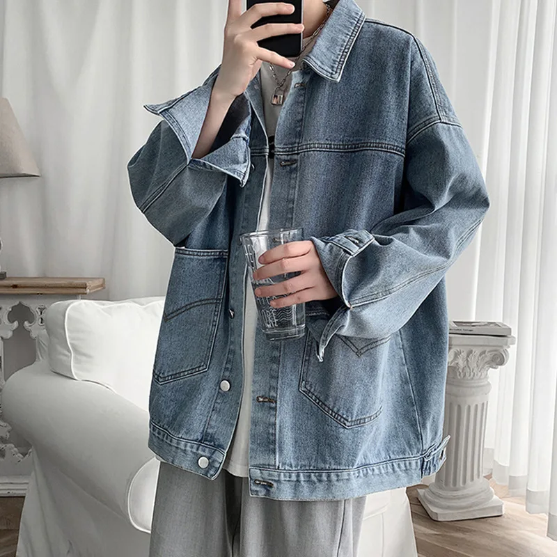 

2021 Streetwear Mens Jacket Jean Jacket Men Coat Ropa Para Hombre Ropa De Hombre Men Winter Coat Hunting Clothes