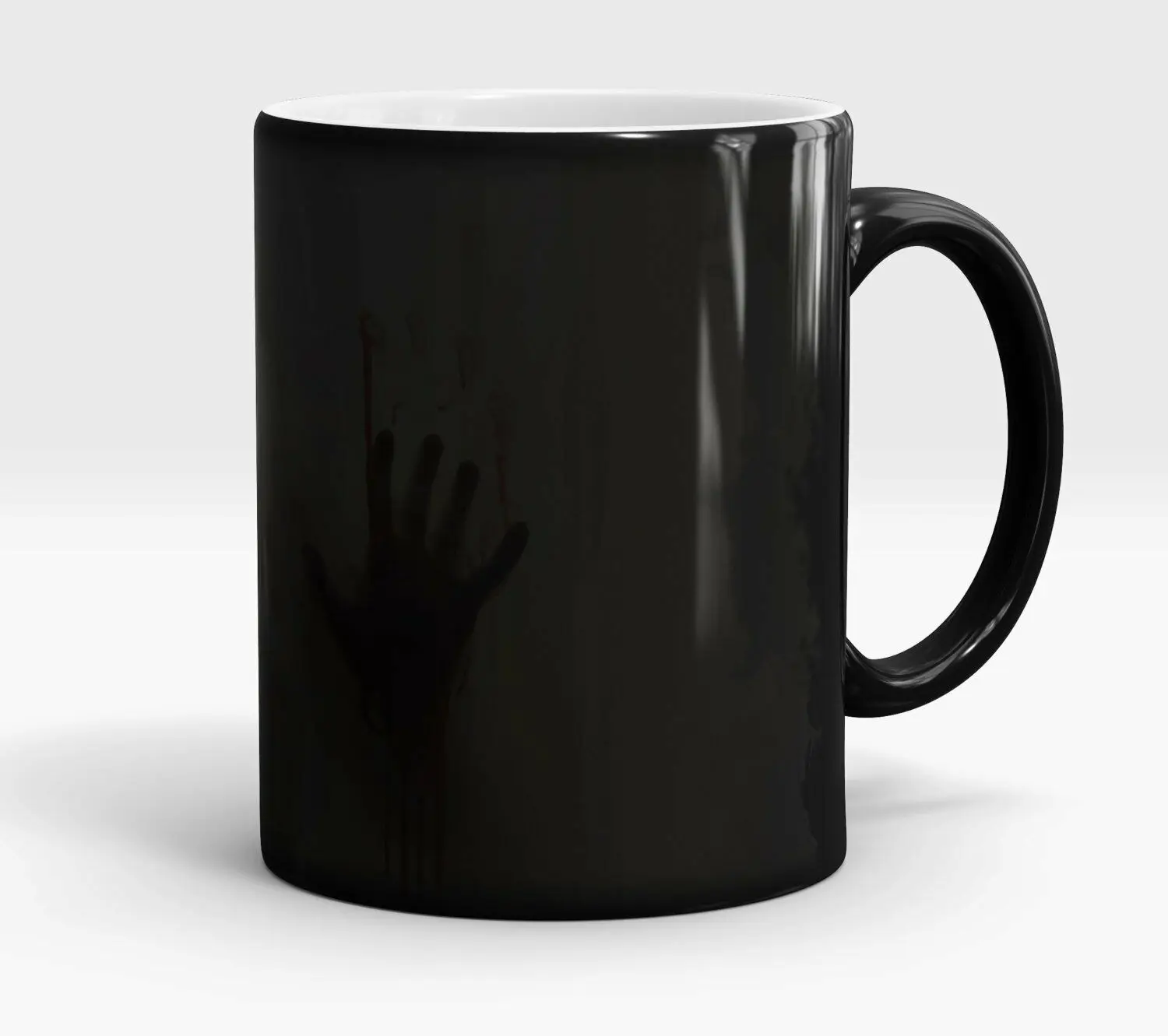 Кружка меняющая цвет от тепла 11 унций 2 цвета чашка Ходячие мертвецы