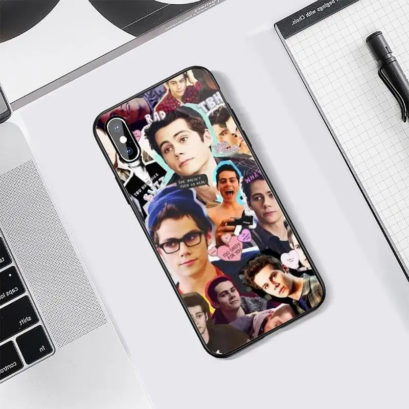

Dylan O'Brien Teen Wolf cool fundas Phone Case Tempered glass For iphone 5C 6 6S 7 8 plus X XS XR 11 PRO MAX