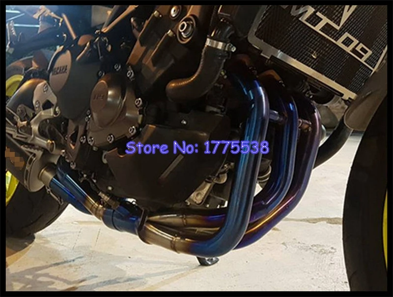 MT09 FZ09 14 18 мотоцикл глушитель полная система Escape для Yamaha MT 09 FZ 2014 2018 XSR900 2016