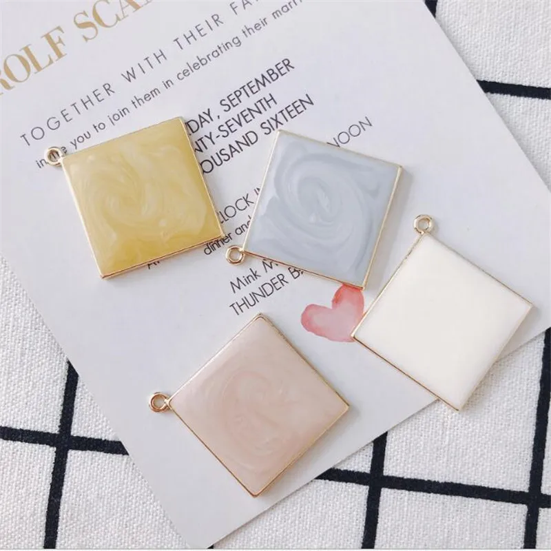 

6 шт./лот капающие масла металлические шармы соединители для сережек Подвеска Серьги Аксессуары «сделай сам» Изготовление ювелирных издели...