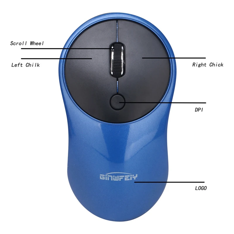 Лидер продаж передовые технологии 2 4G Перезаряжаемые бесшумный Беспроводной