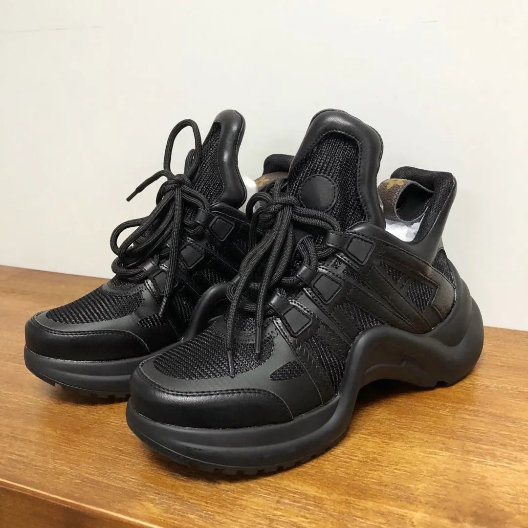 

Luxury Designer Platform Women's Sneakers New Fashion Tennis Sports Female Running Shoes Spring Autumn New Ladies Chunky Shoes