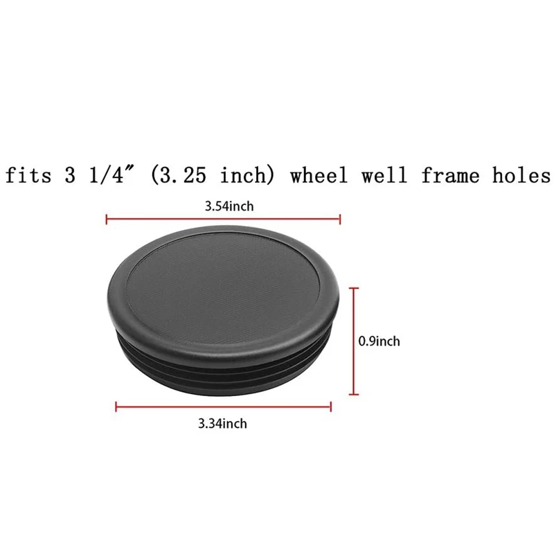 4 шт. заглушки для заднего колеса рамы кабины 2001-2019 GMC Sierra &amp Chevrolet Chevy Silverado-2500