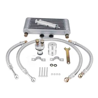 motorcycle engine oil cooling radiator system kit for honda cb cg 100cc 250cc