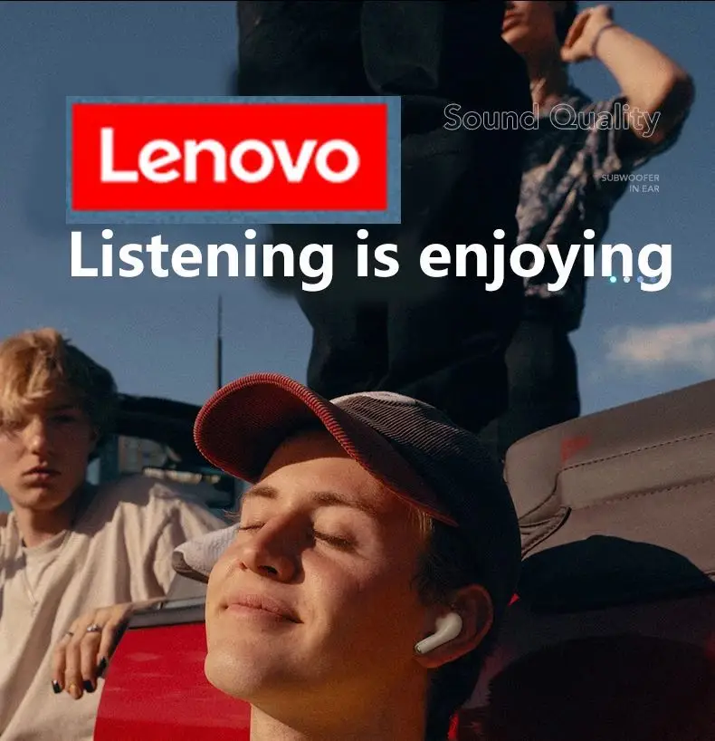 Новые оригинальные наушники Lenovo LP1S Bluetooth 5 0 Беспроводная стереогарнитура с