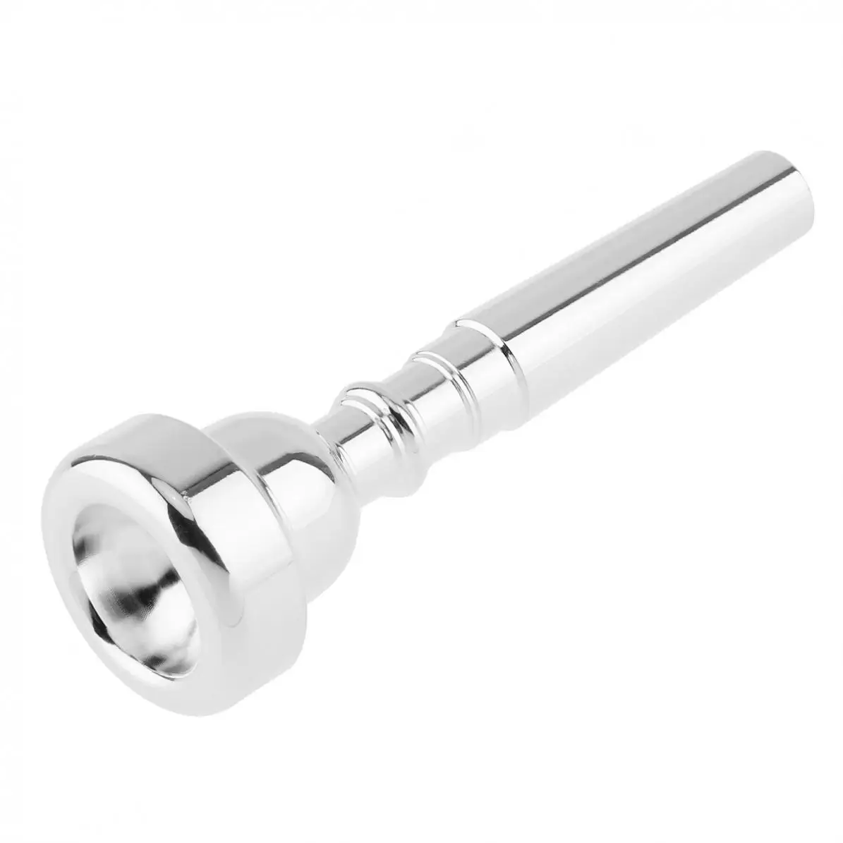 Trumpet Mouthpiece 3C 5C 7C Silver Plated Copper Alloy Professional with Rich Tone | Спорт и развлечения
